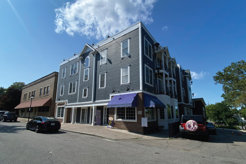 What began as a simple façade improvement project in 2004, resulted in the demolition of 2 buildings and the construction of what has become a signature project in the heart of the Village. The Fairport Urban Renewal Agency supported this project with a $300,000 low-interest loan and a façade grant. The total project cost was $1,200,000. 