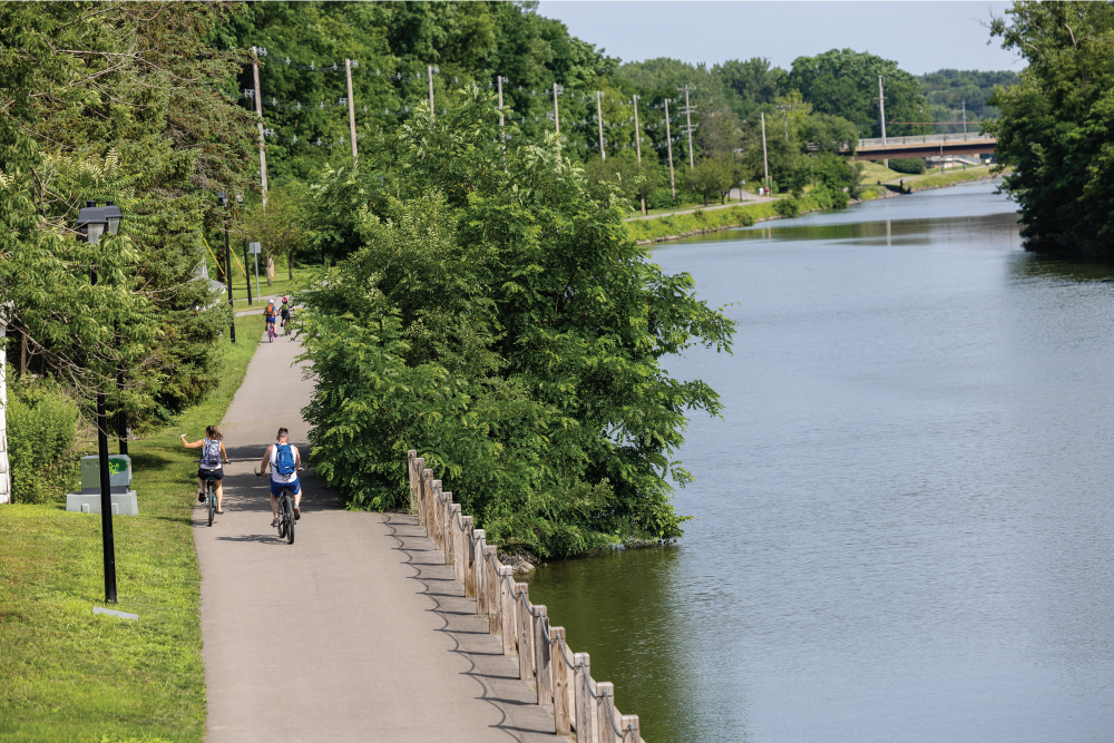 The Fairport Industrial Development Agency (FIDA) is pleased to announce that the Public Art Installation and Trail Improvements project has been completed at Thomas Creek Wetland in the Village of Fairport, New York. The project is funded in part by a $50,000 matching grant provided by the New York State Canal Corporation through the Finger Lakes Regional Economic Development Council.